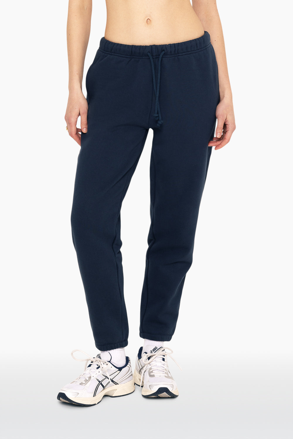 Schwere Jogginghose mit Kordelzug – Oxford