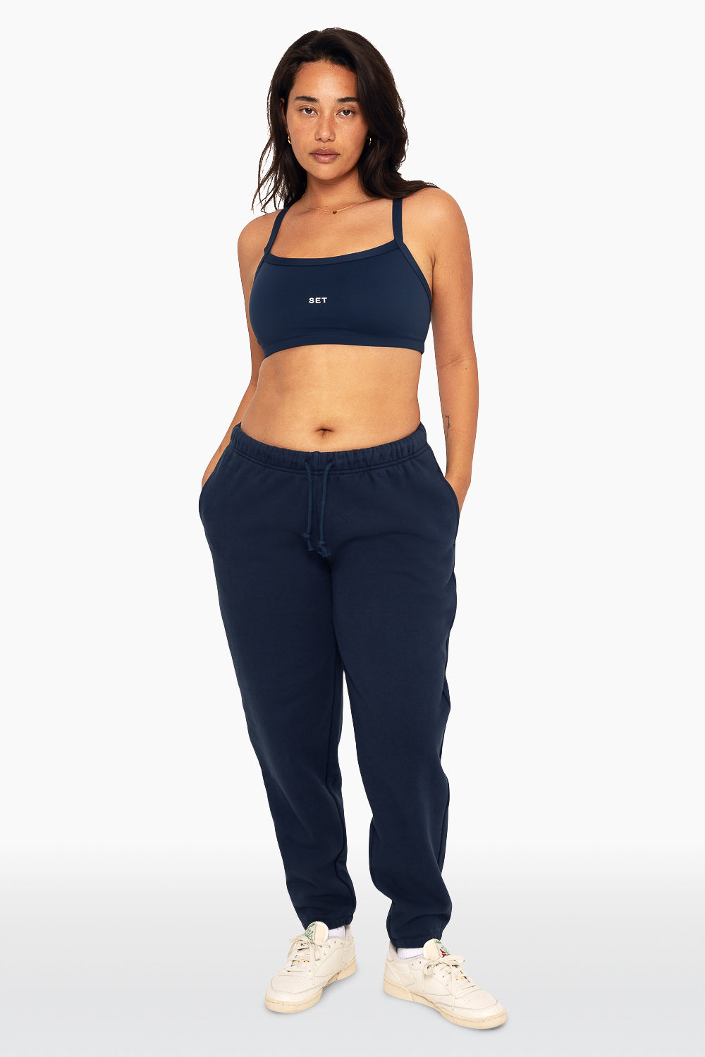 Schwere Jogginghose mit Kordelzug – Oxford
