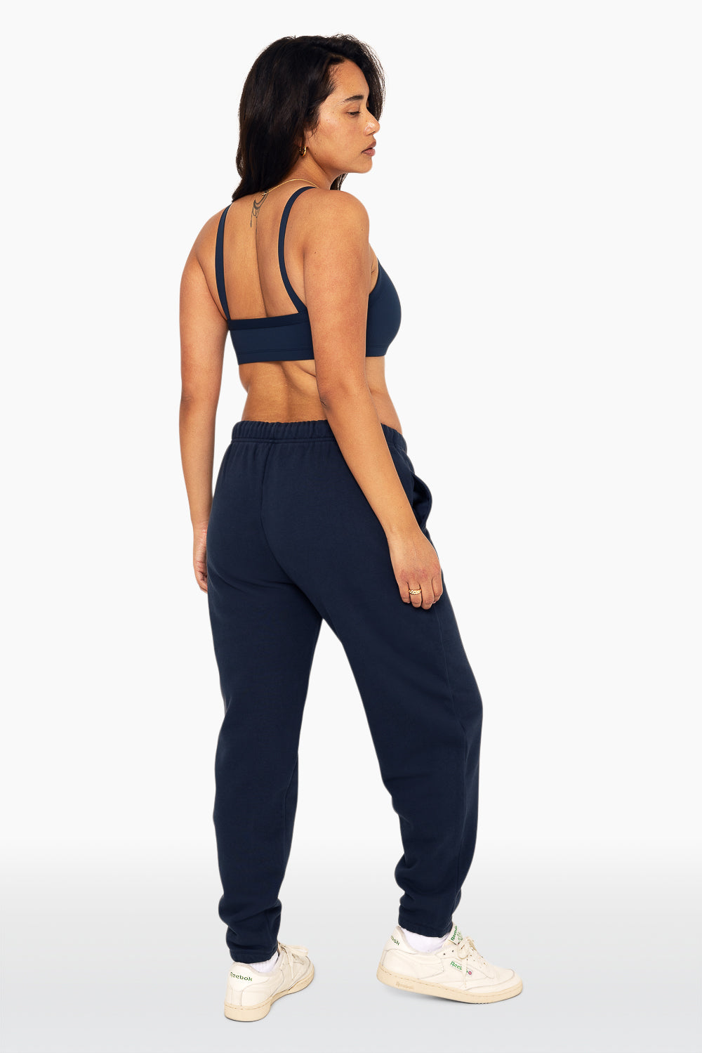 Schwere Jogginghose mit Kordelzug – Oxford