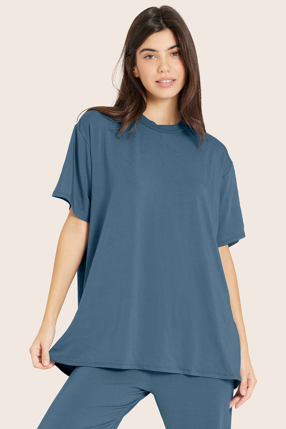 Sleep Jersey Übergroßes Boyfriend-Schlaf-T-Shirt – Jay